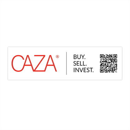 Buy. Sell. Invest. Bumper Stickers (White)