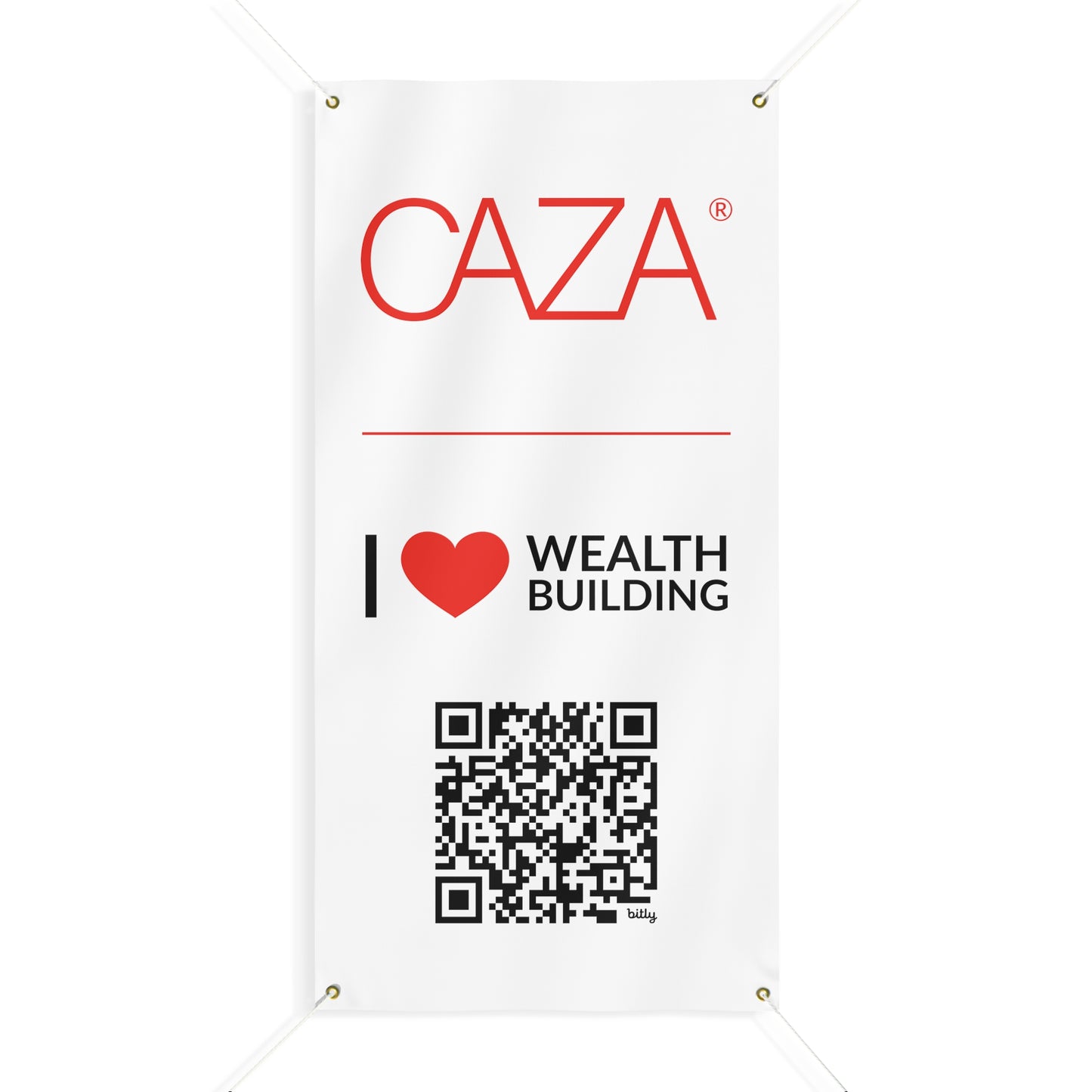 Join CAZA® | Matte Banner (White)