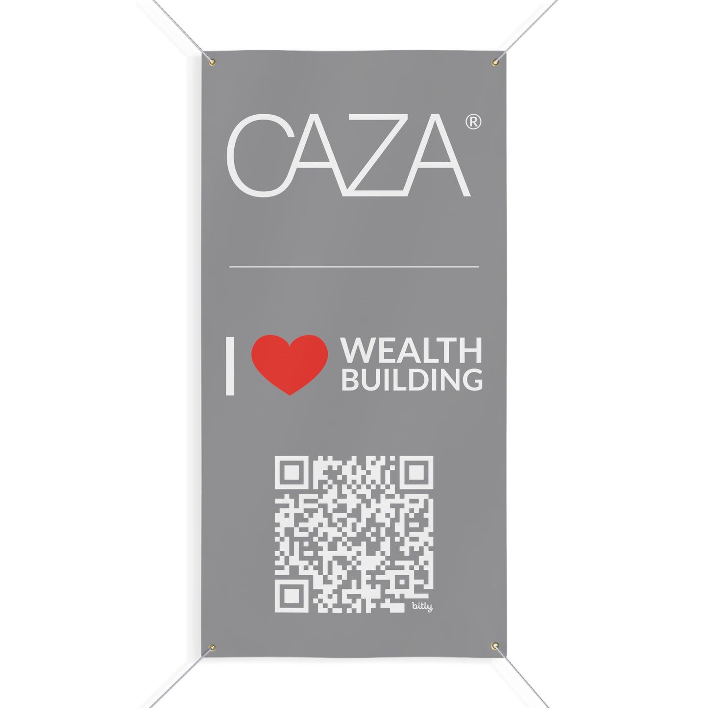 Join CAZA® | Matte Banner (Grey)