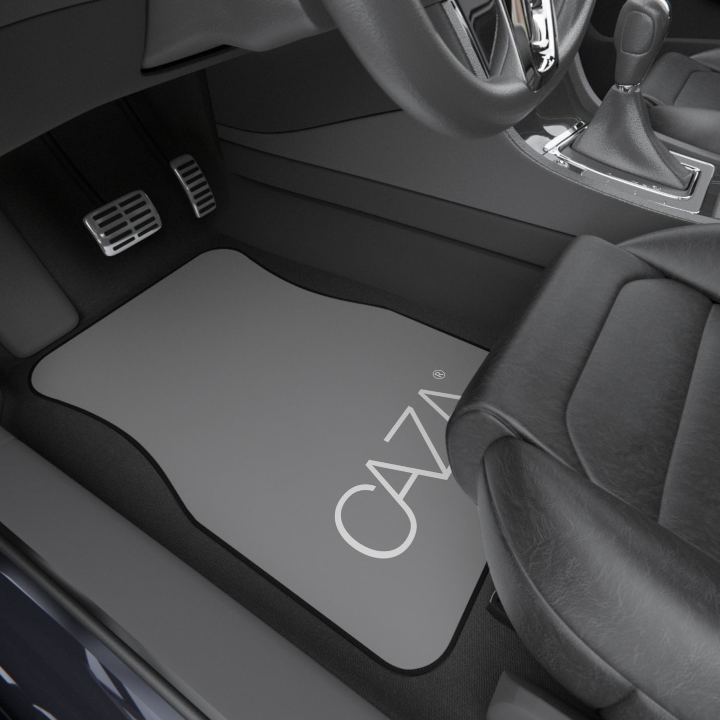 Front Car Mats x2 (Grey)