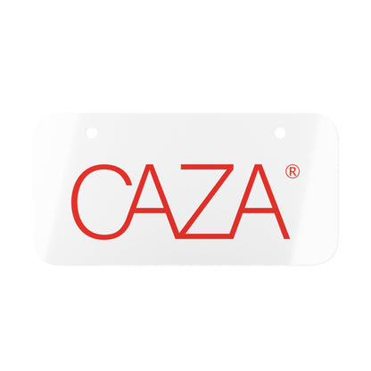 Mini License Plate (White)