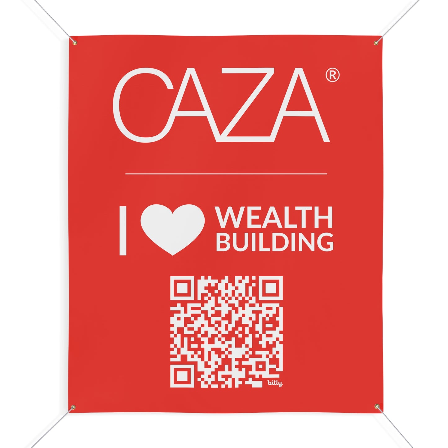 Join CAZA® | Matte Banner (Red)
