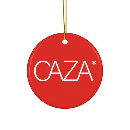CAZA® Ceramic Ornament (Red)