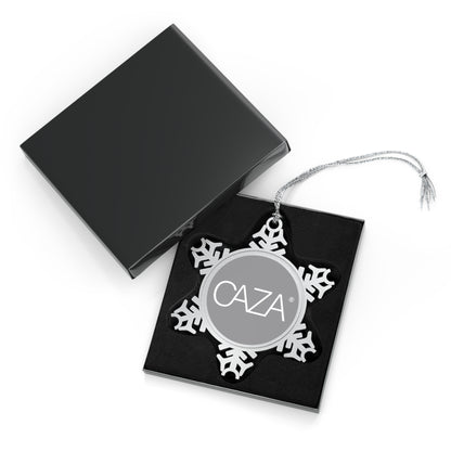 Pewter Snowflake Ornament (Grey)