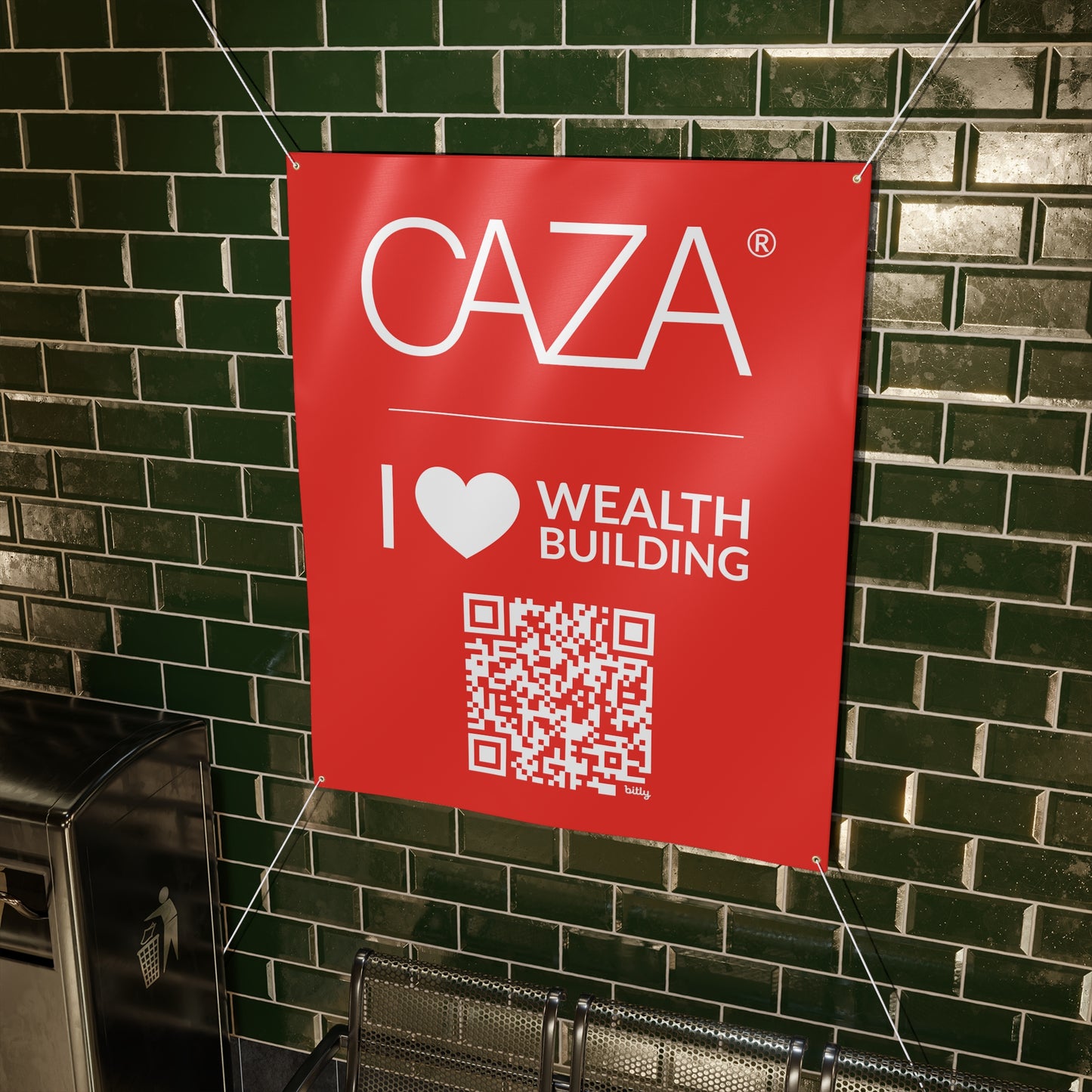 Join CAZA® | Matte Banner (Red)