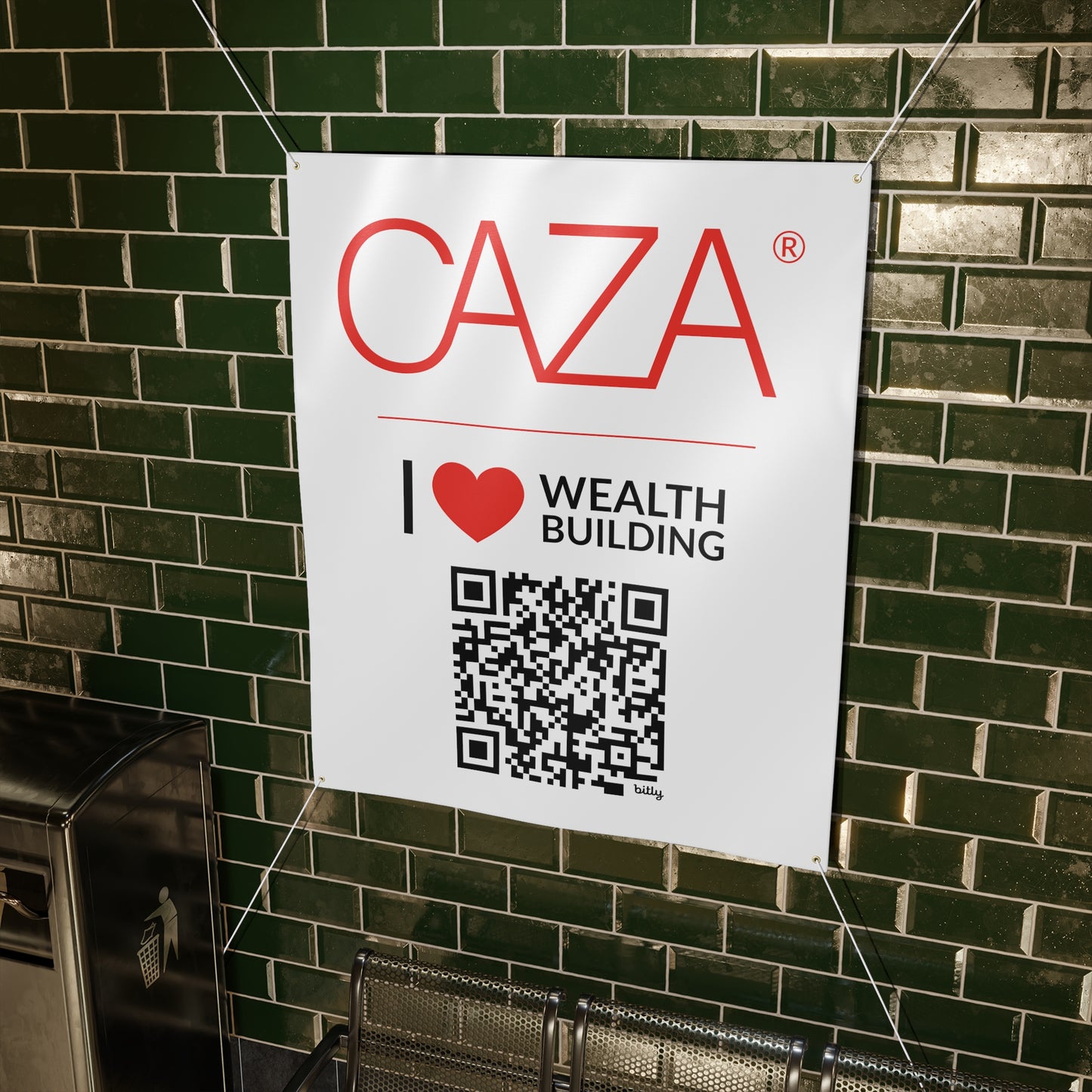Join CAZA® | Matte Banner (White)