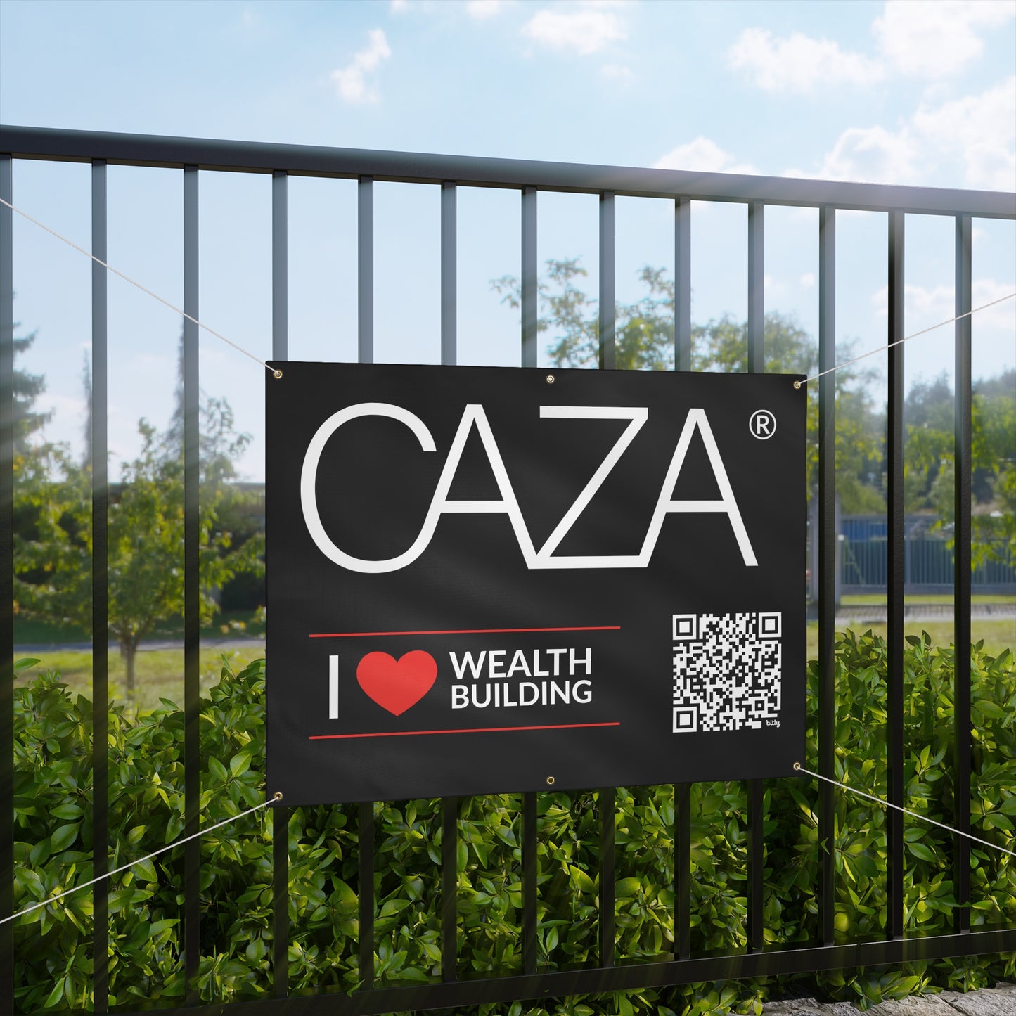 Join CAZA® | Matte Banner (Black)