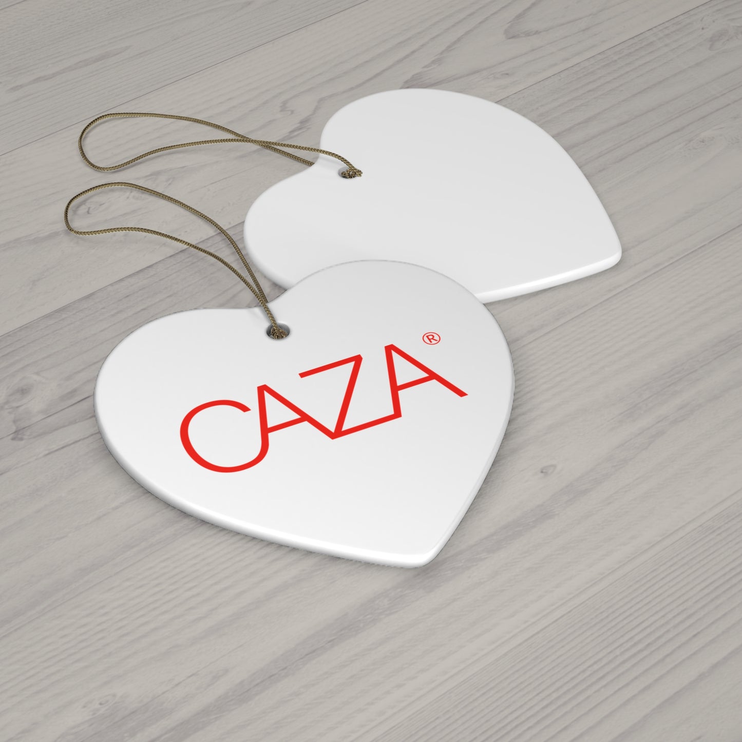 CAZA® Ceramic Ornament (White)