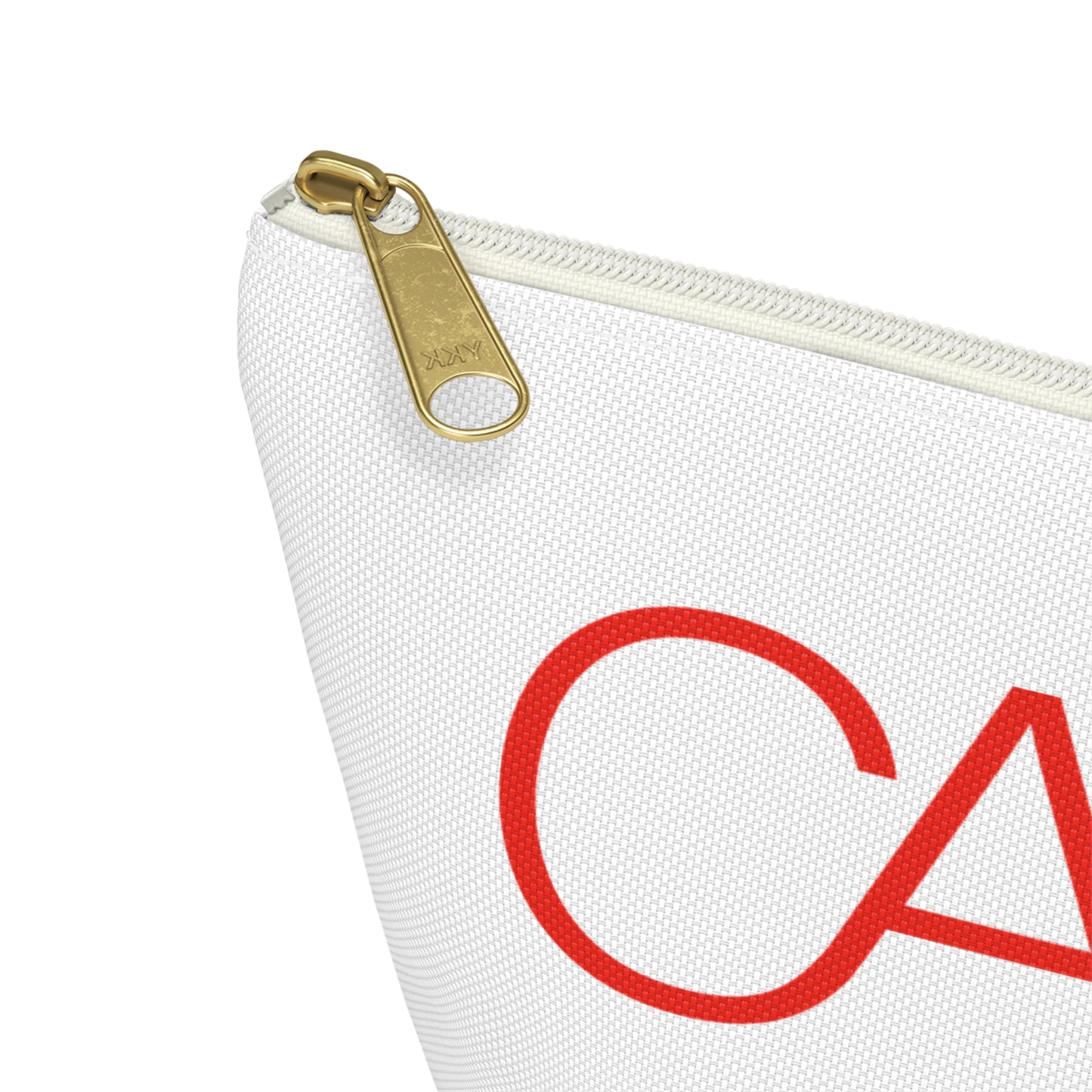 Accessory Pouch w T-bottom (White)