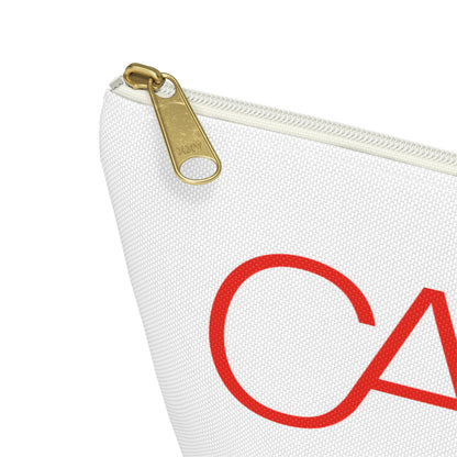 Accessory Pouch w T-bottom (White)