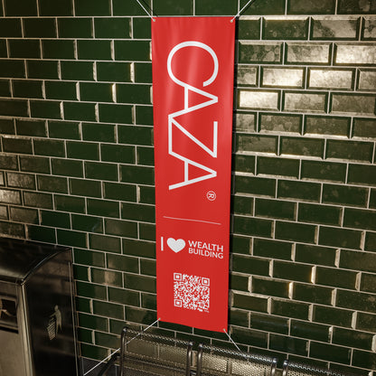 Join CAZA® | Matte Banner (Red)
