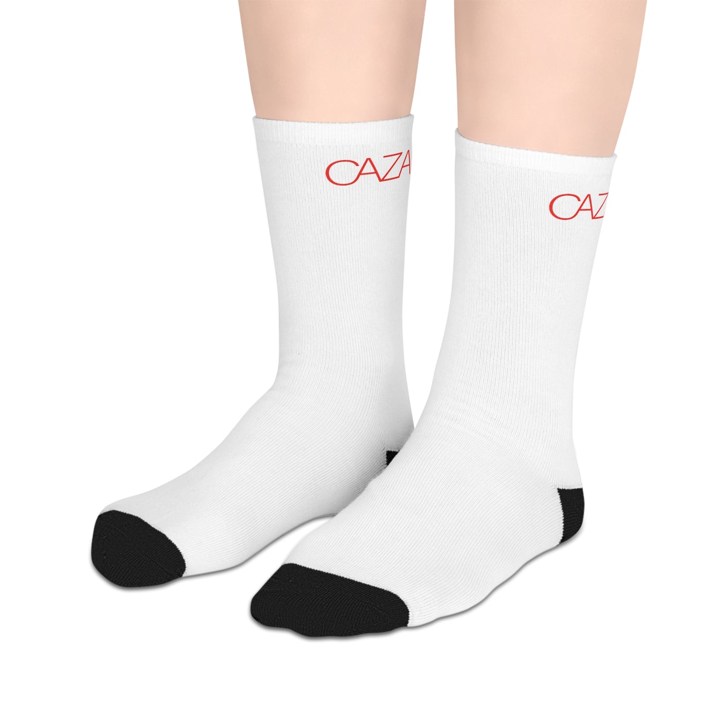 Mid-length Socks (White)