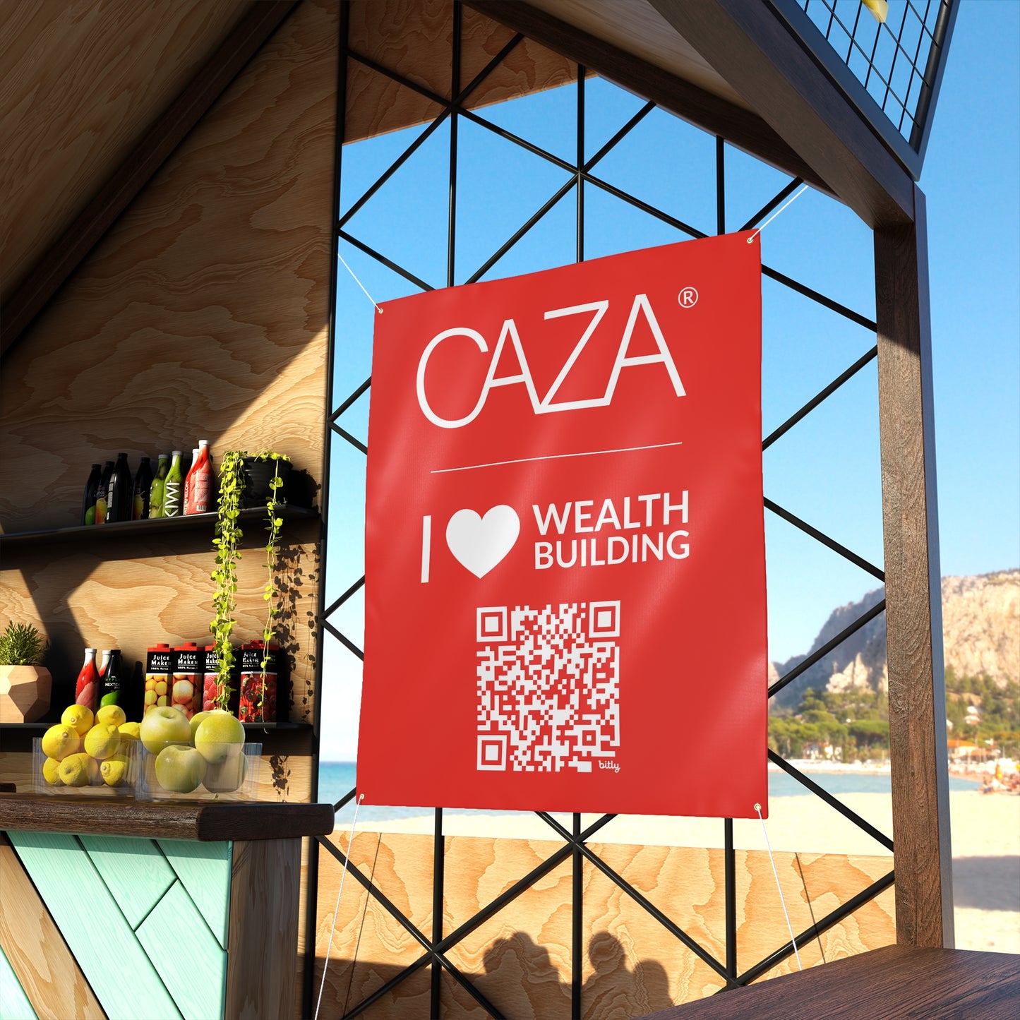 Join CAZA® | Matte Banner (Red)