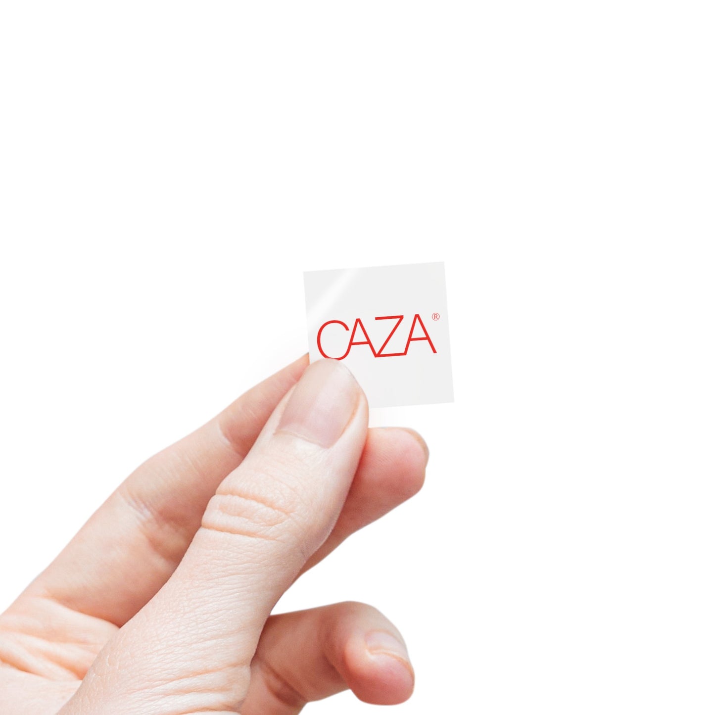 Square Sticker Label Rolls (White)