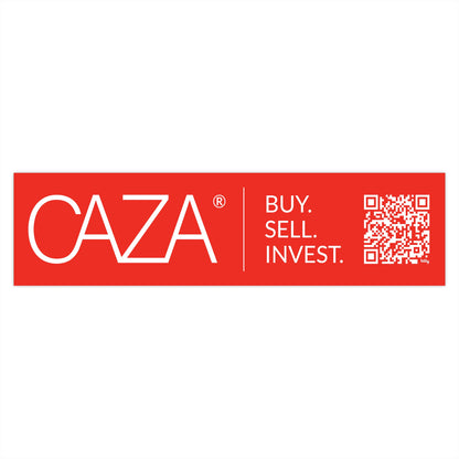 Buy. Sell. Invest. Bumper Stickers (Red)