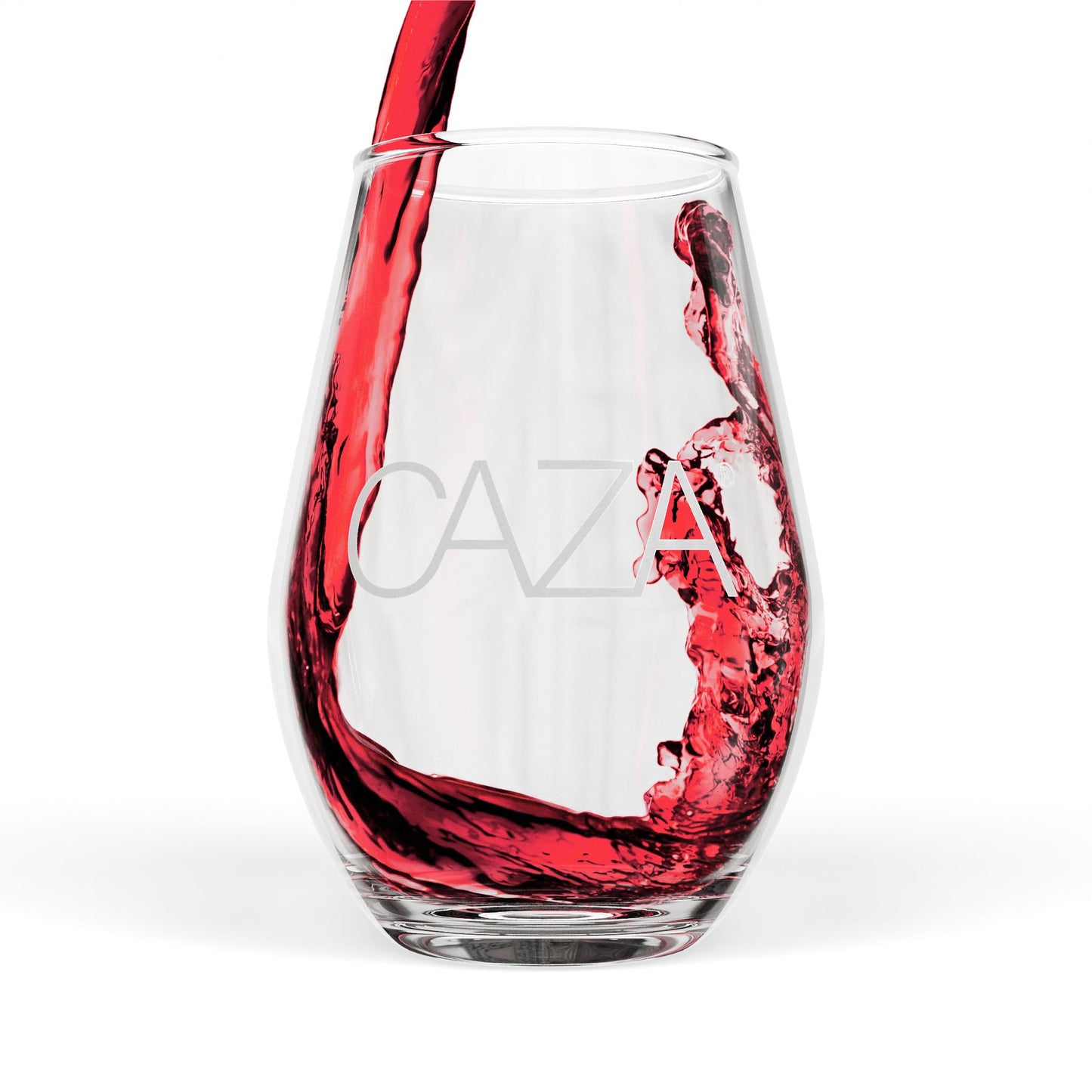 Stemless Wine Glass | White Logo