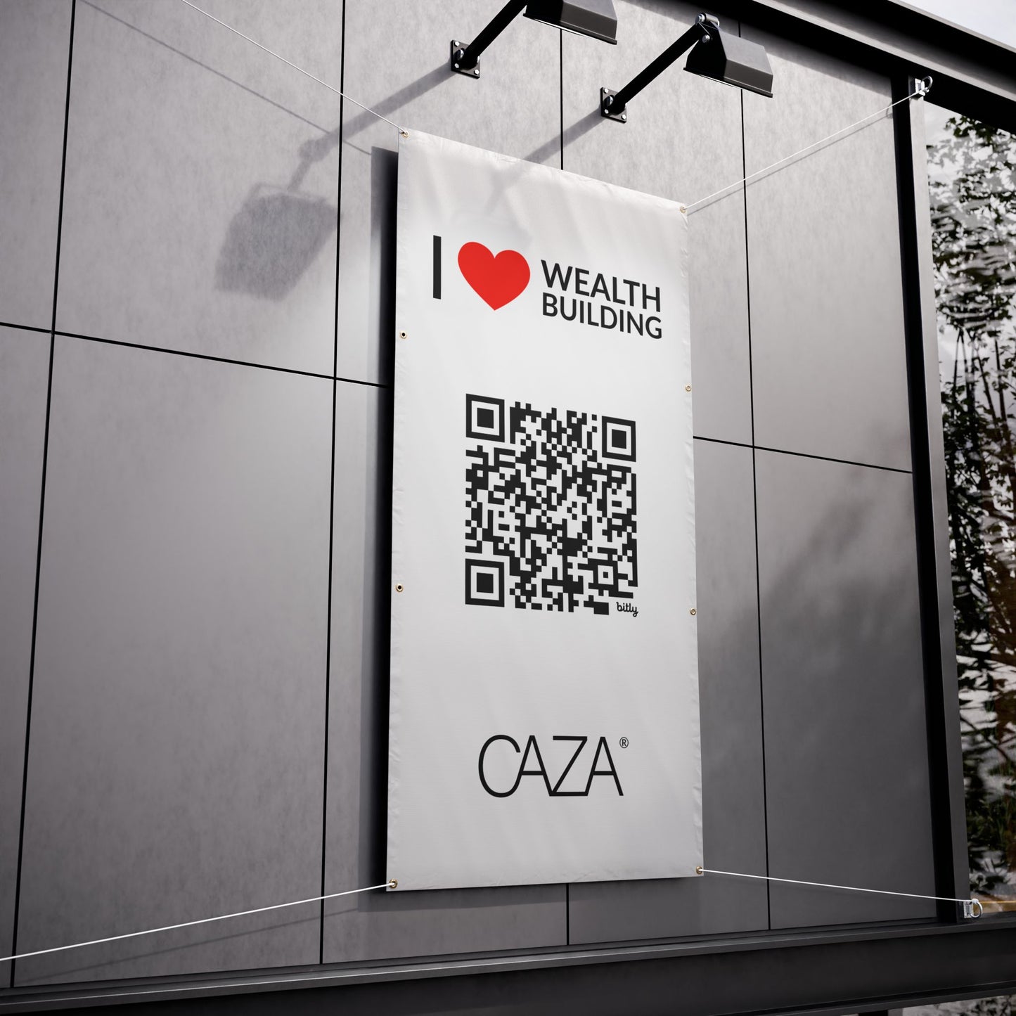 Join CAZA® | Vinyl Banners (White)