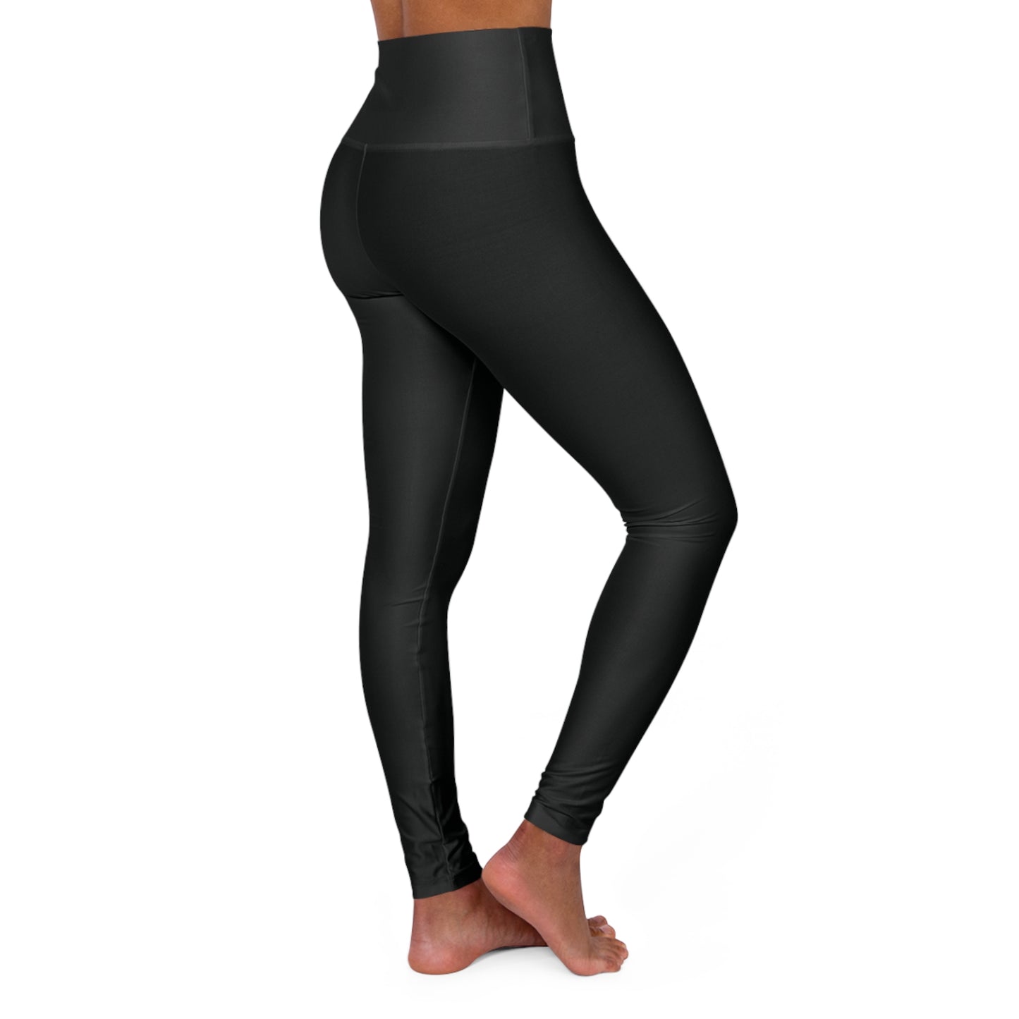 High Waisted Yoga Leggings (Option 2 - Black)