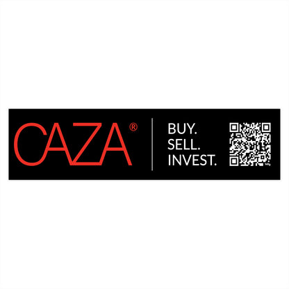 Buy. Sell. Invest. Bumper Stickers (Black)