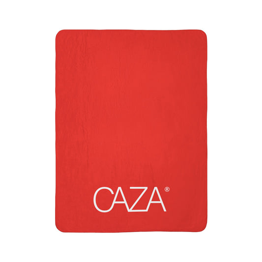 Fleece Sherpa Blanket (Red)