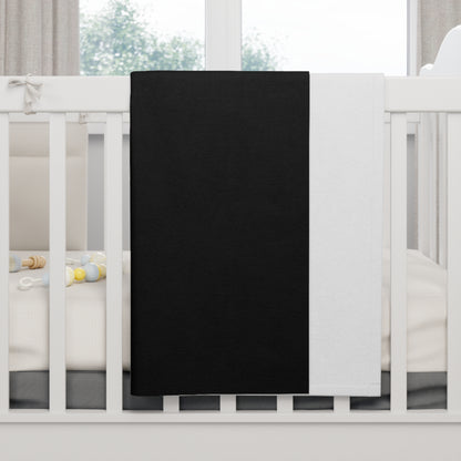 Soft Fleece Baby Blanket (Black)