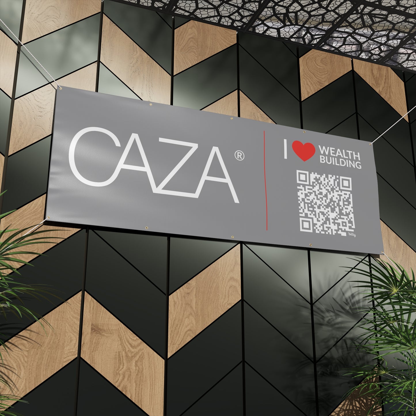 Join CAZA® | Matte Banner (Grey)