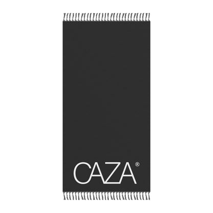 Boho Beach Cloth (Black with White Logo)