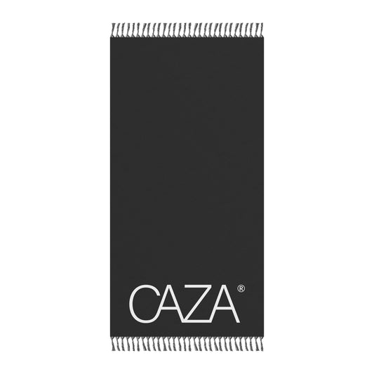Boho Beach Cloth (Black with White Logo)