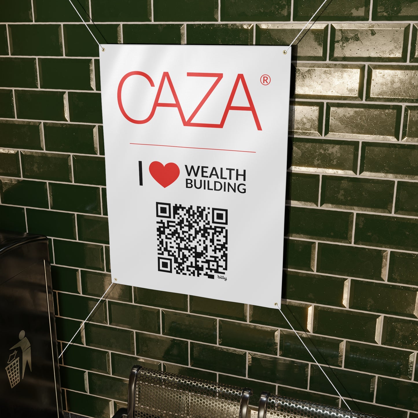 Join CAZA® | Matte Banner (White)