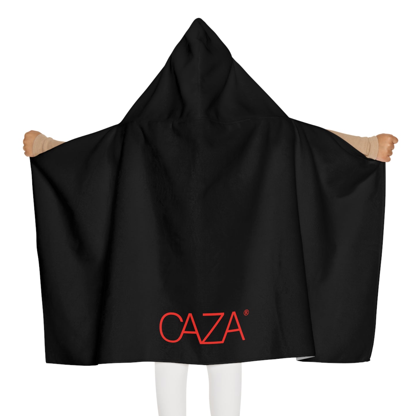 Youth Hooded Towel (Black)
