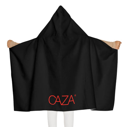 Youth Hooded Towel (Black)