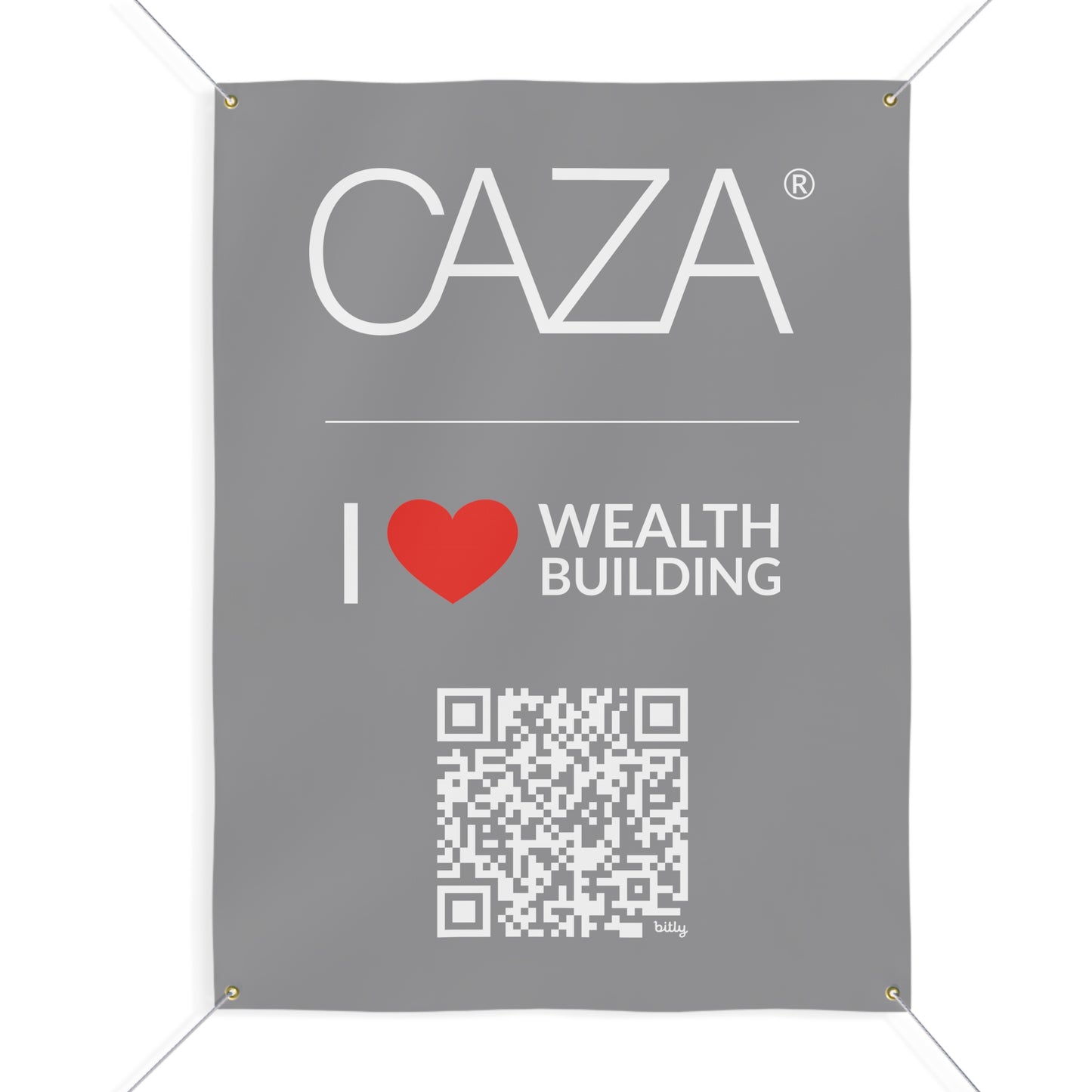 Join CAZA® | Matte Banner (Grey)
