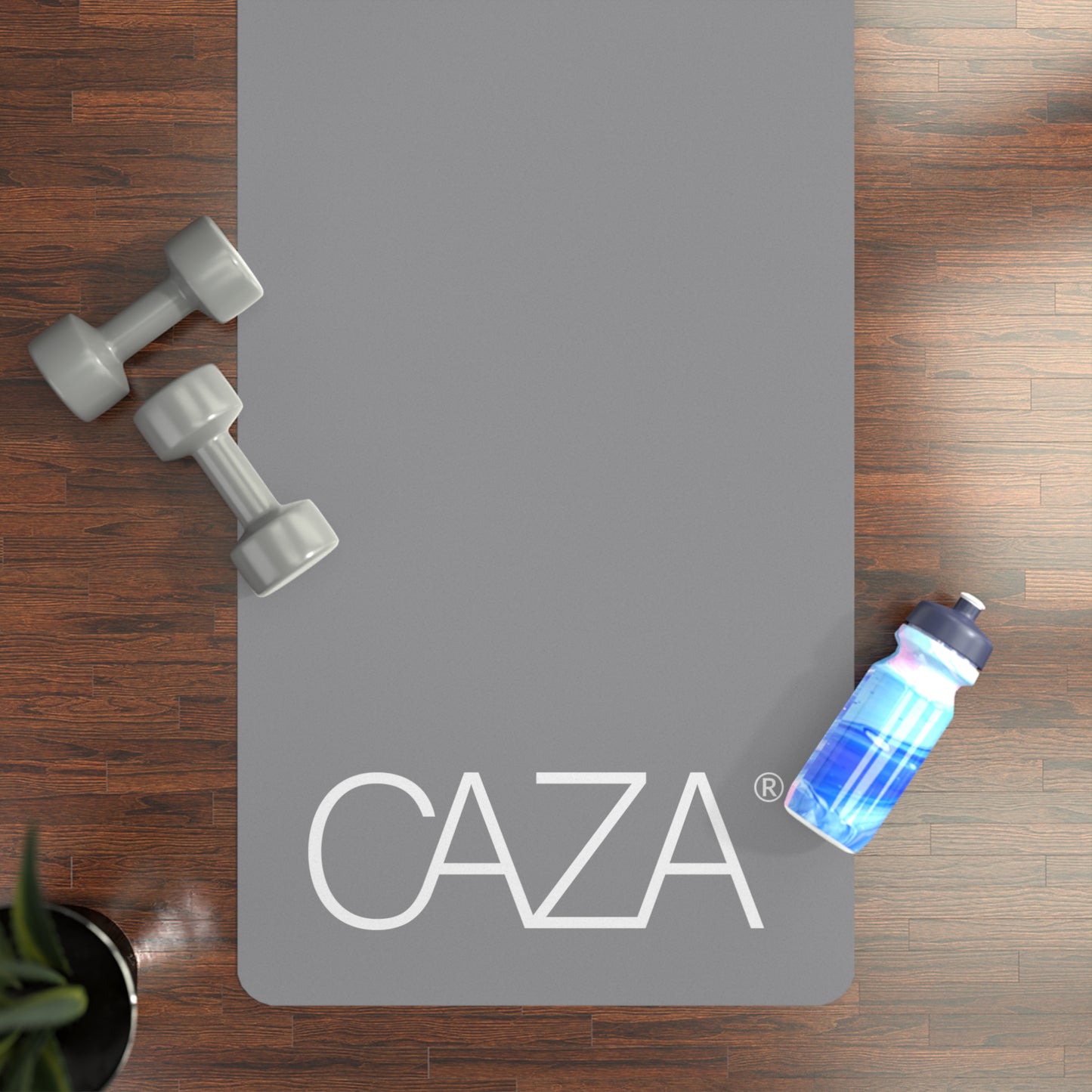 Rubber Yoga Mat (Grey)