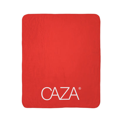 Fleece Sherpa Blanket (Red)