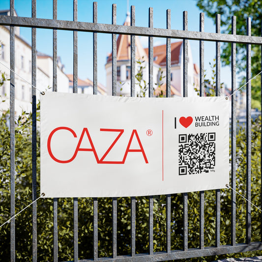 Join CAZA® | Vinyl Banners (White)