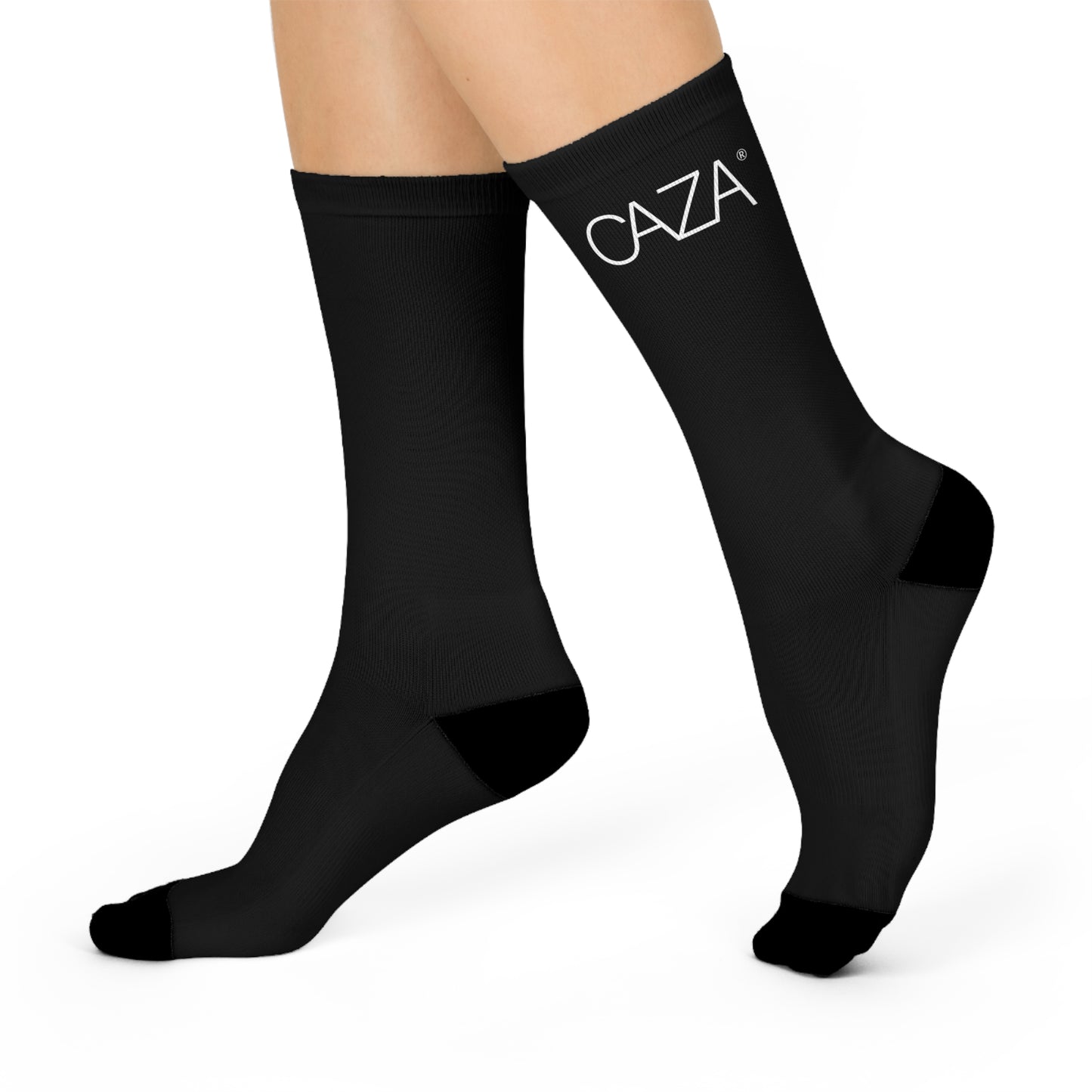 Cushioned Crew Socks (Black)
