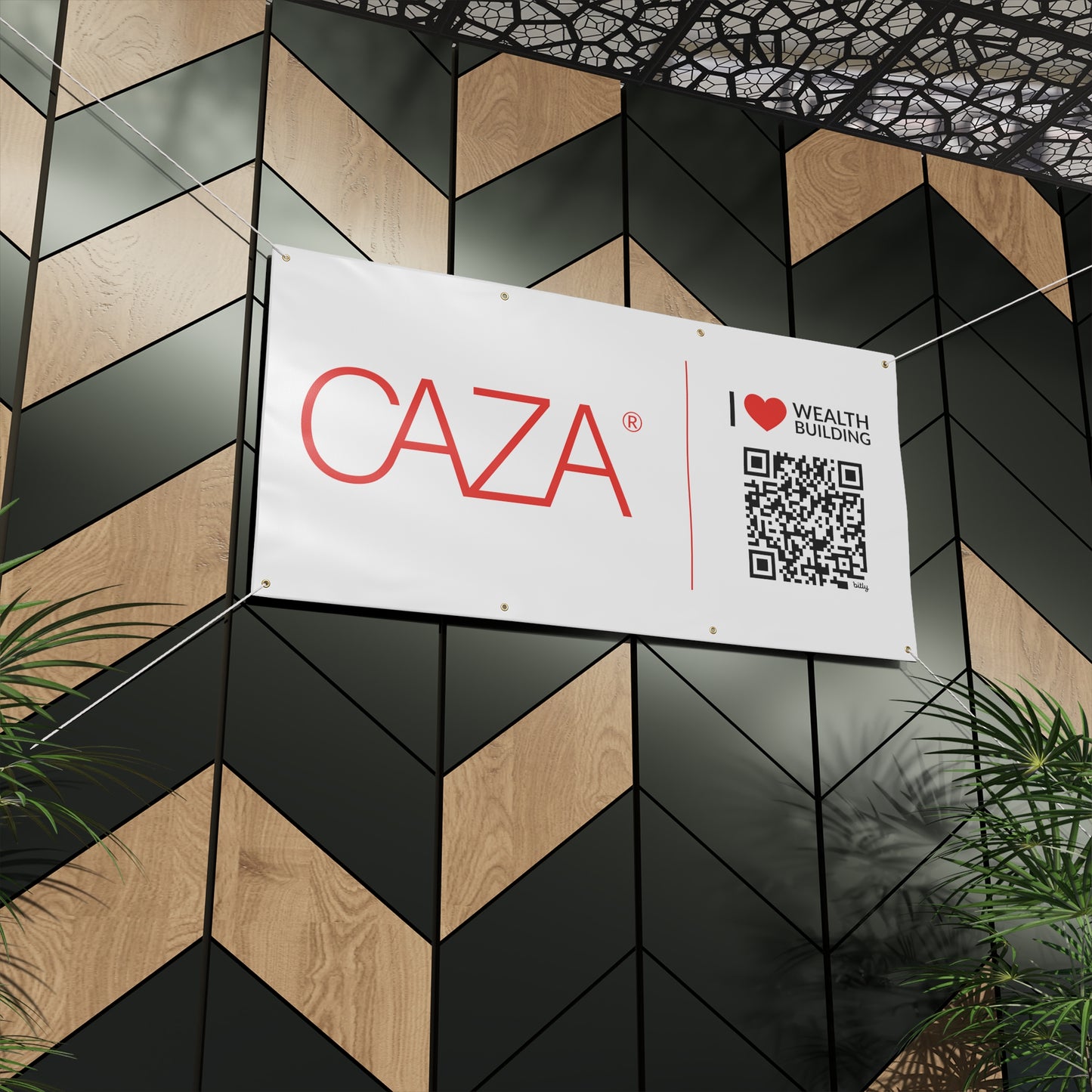 Join CAZA® | Matte Banner (White)