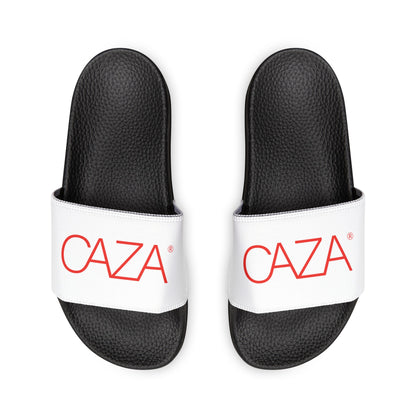 Men's PU Slide Sandals (White)