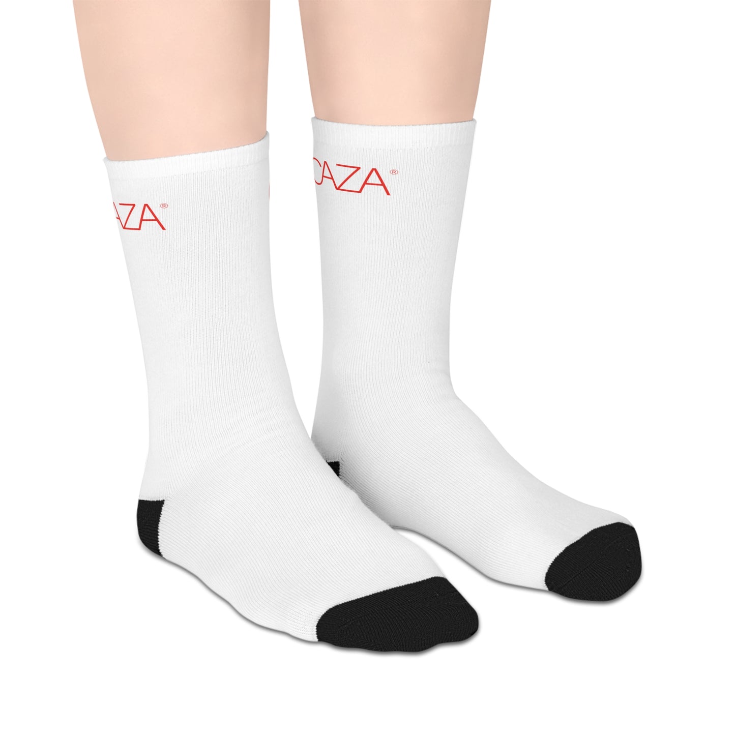 Mid-length Socks (White)