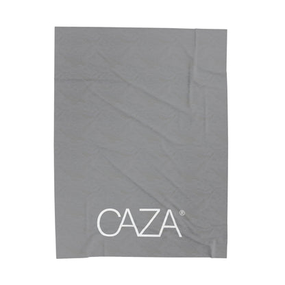 Velveteen Plush Blanket (Grey)