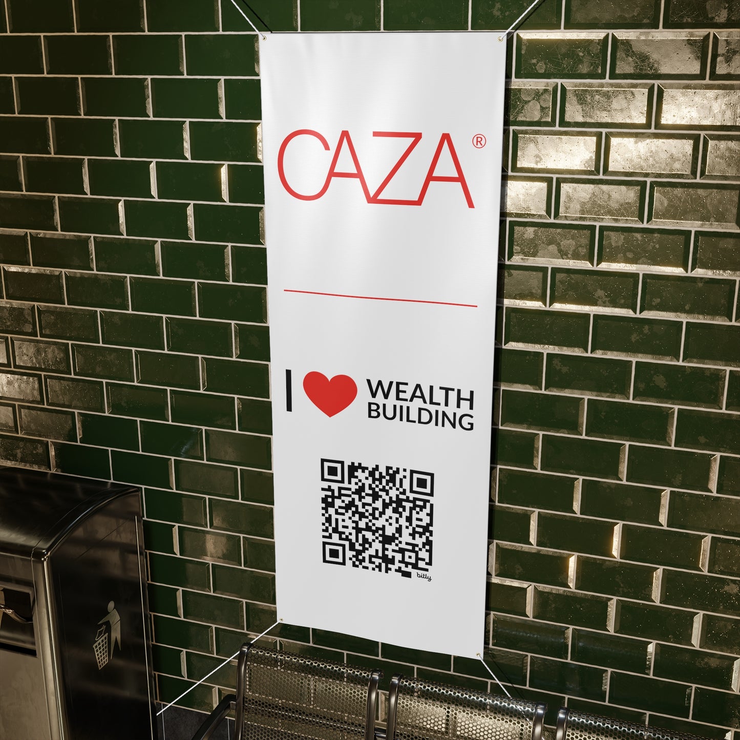 Join CAZA® | Matte Banner (White)