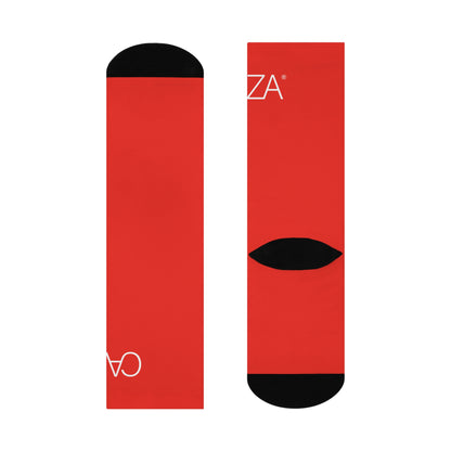 Cushioned Crew Socks (Red)