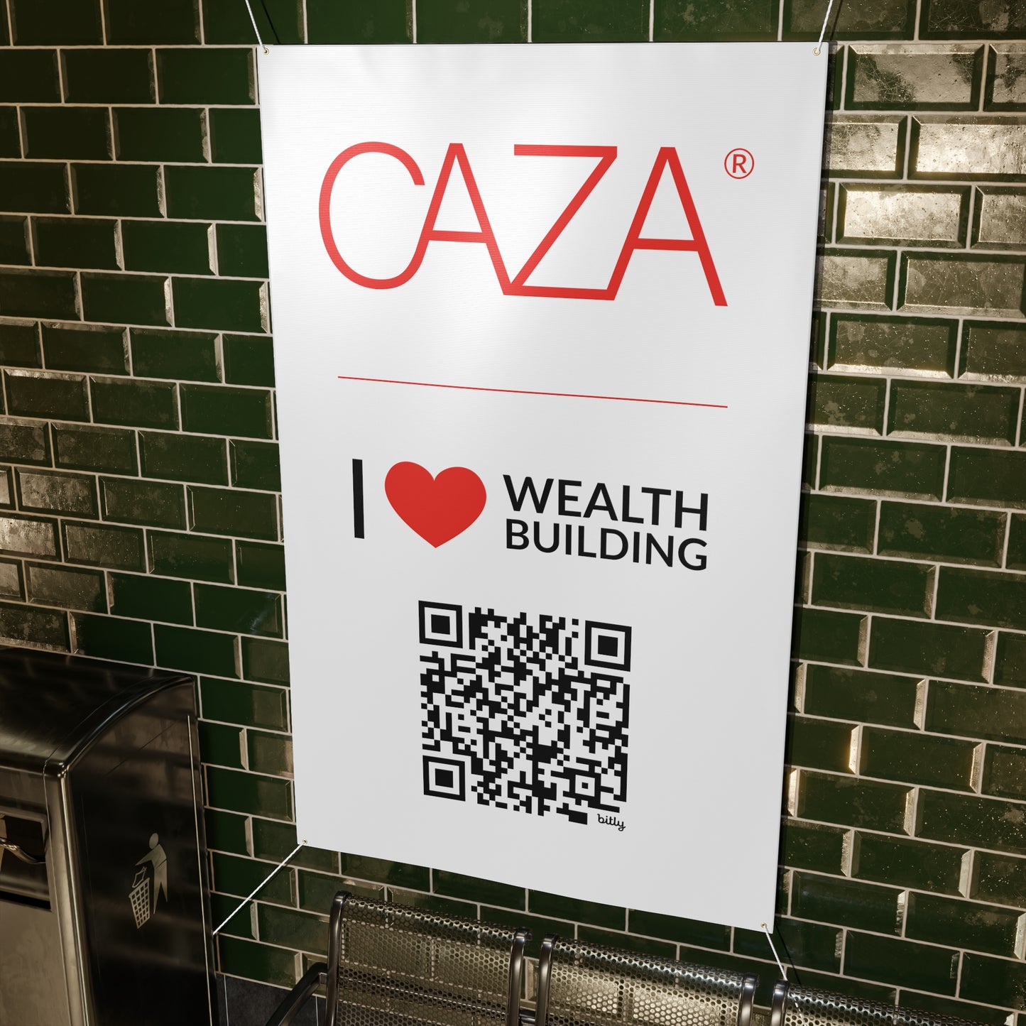 Join CAZA® | Matte Banner (White)