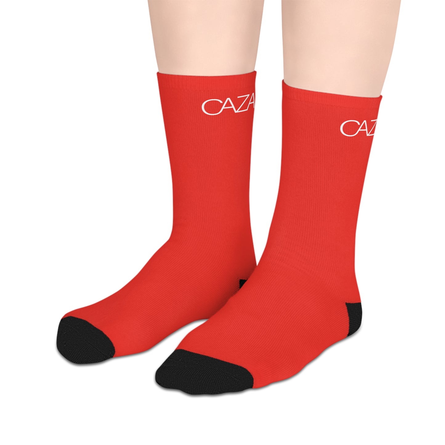 Mid-length Socks (Red)