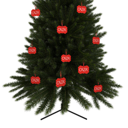 CAZA® Aluminum Ornaments (Red)