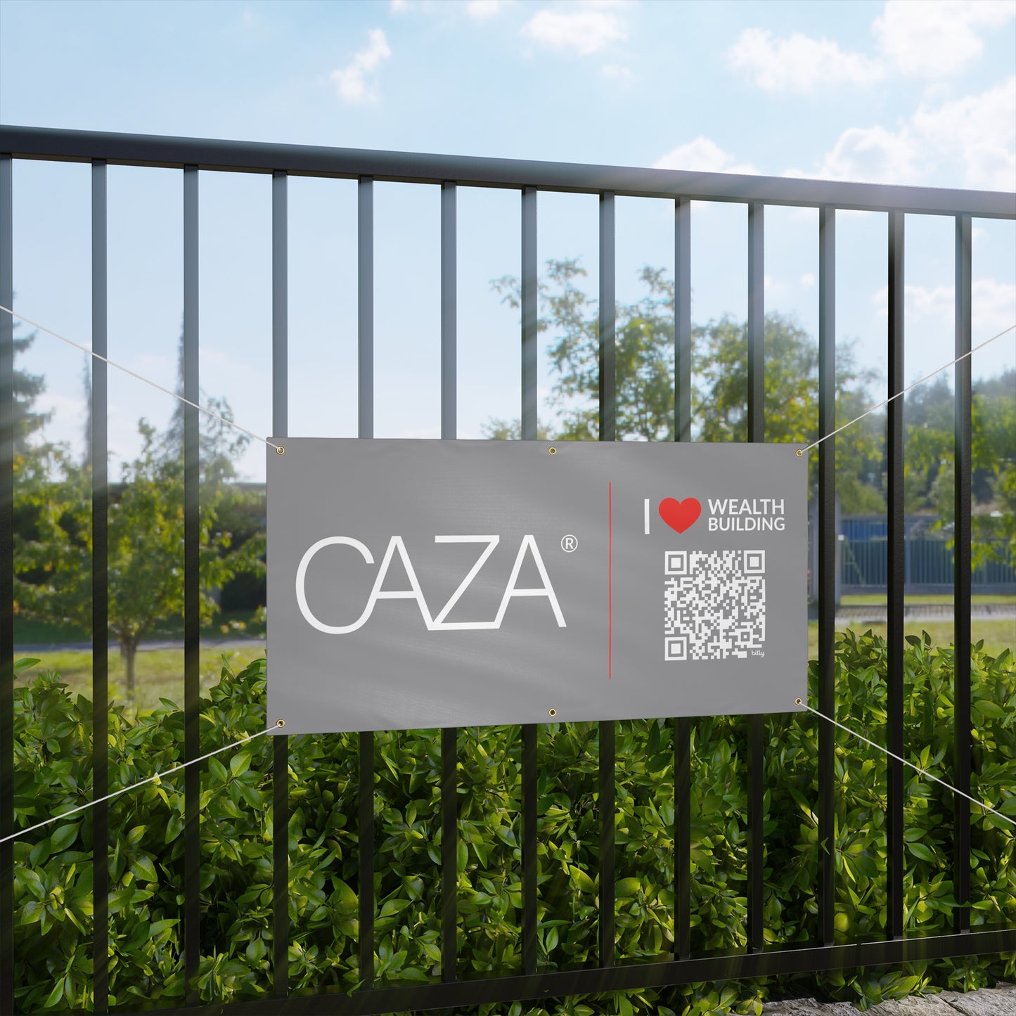 Join CAZA® | Matte Banner (Grey)