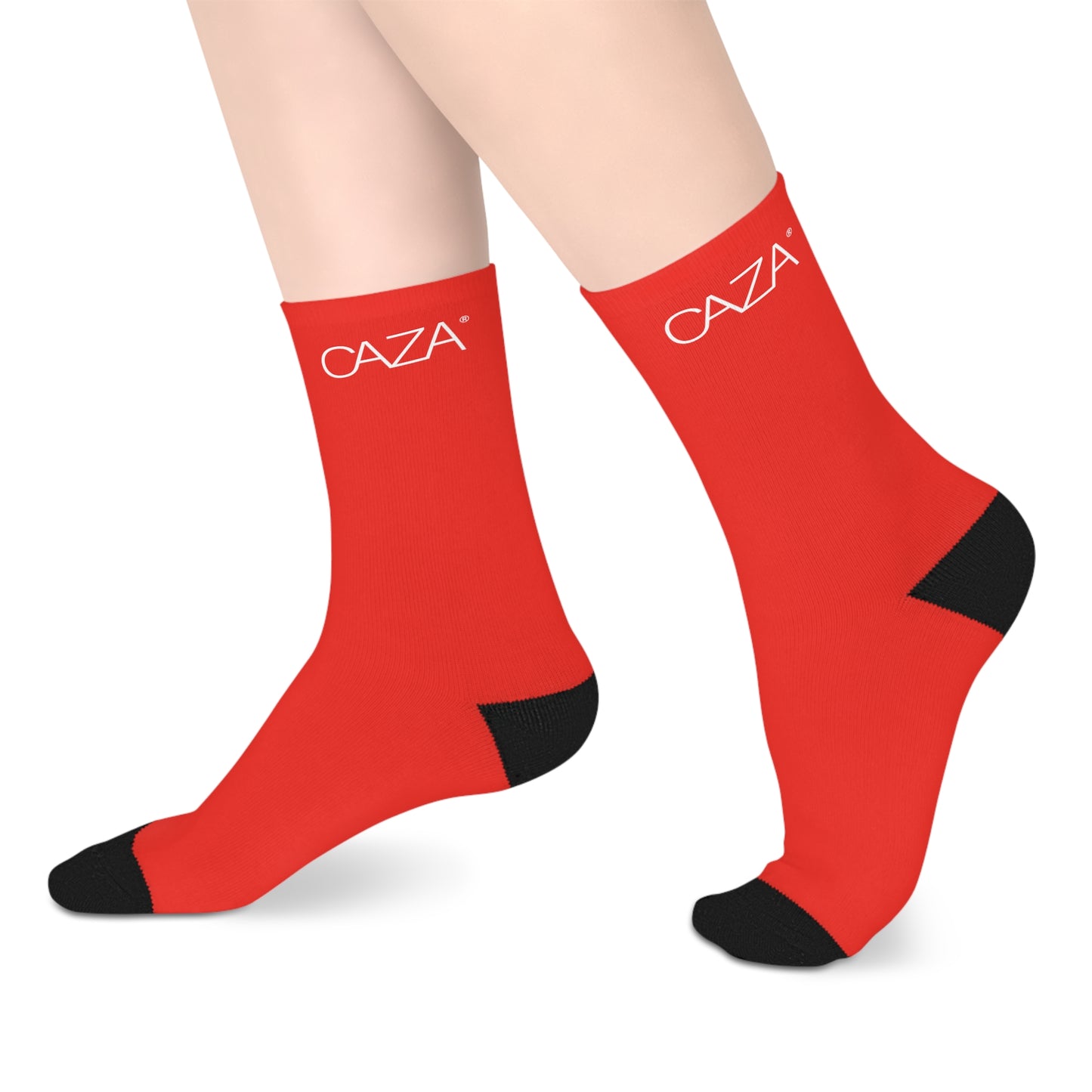 Mid-length Socks (Red)