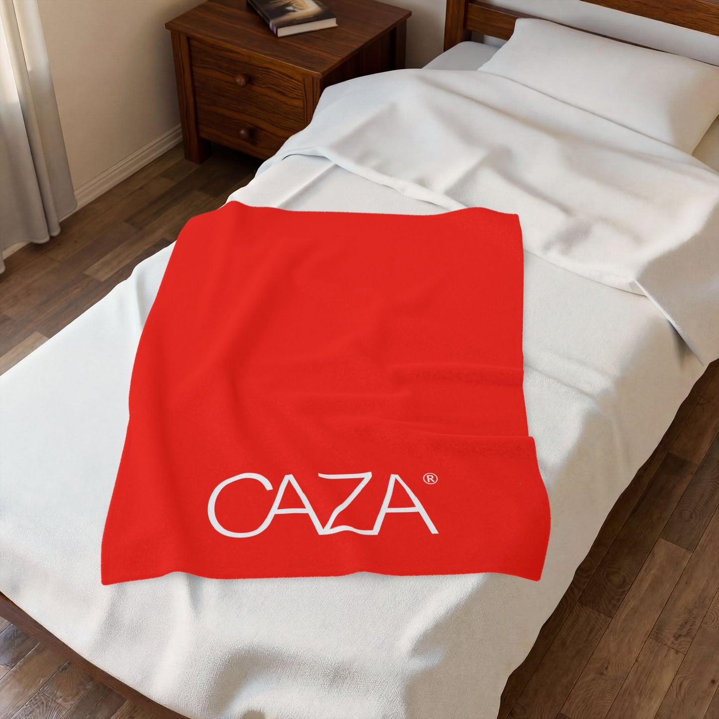 Velveteen Plush Blanket (Red)