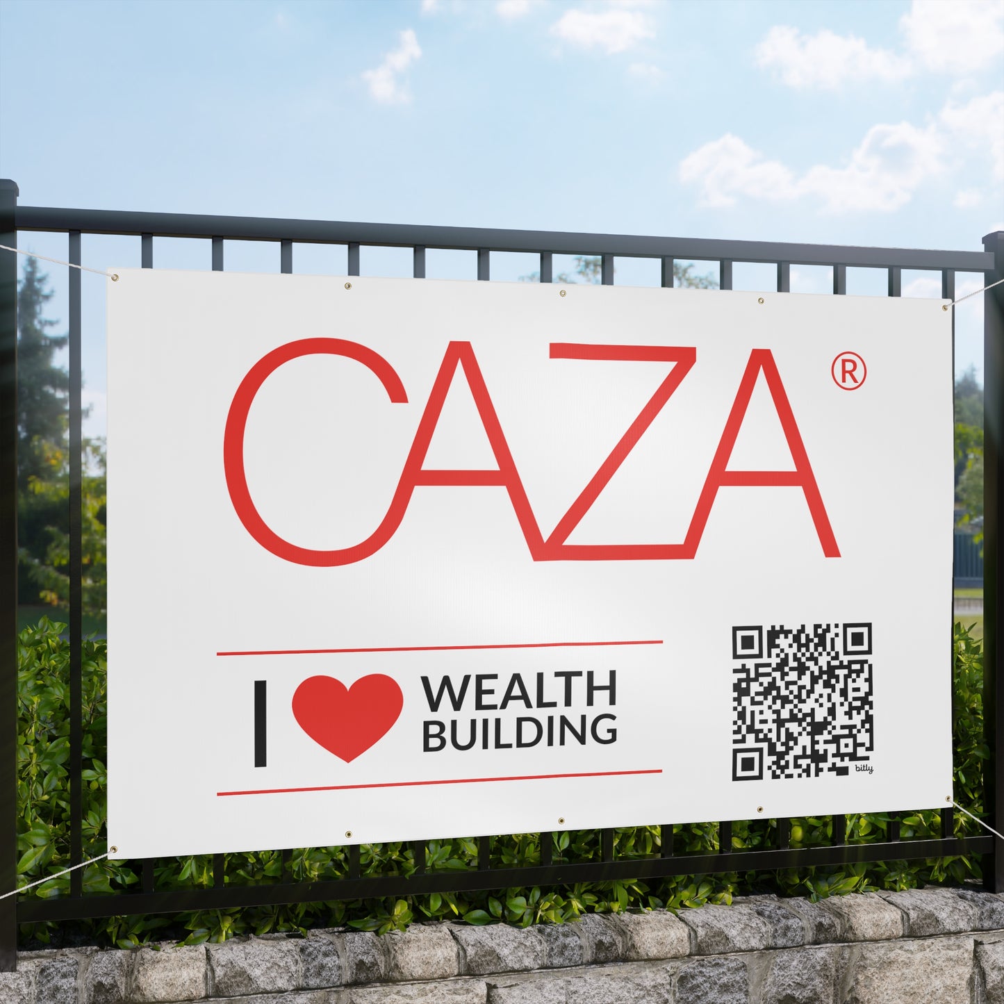 Join CAZA® | Matte Banner (White)