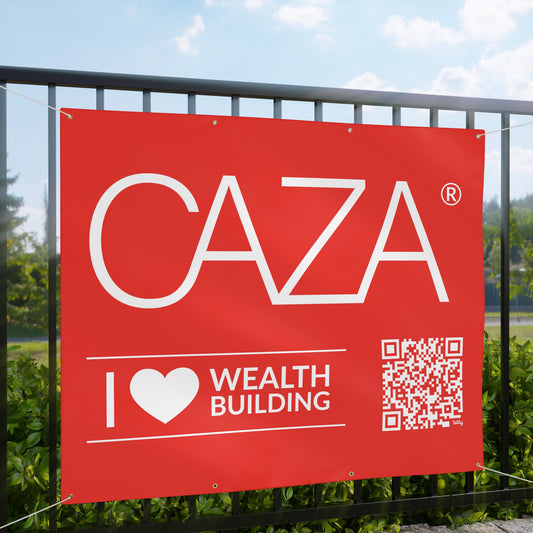 Join CAZA® | Matte Banner (Red)